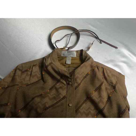 Extremely RARE Vintage Gucci Monogram 1973 Vintage Horsebit Dress RARE - Picture 2 of 10